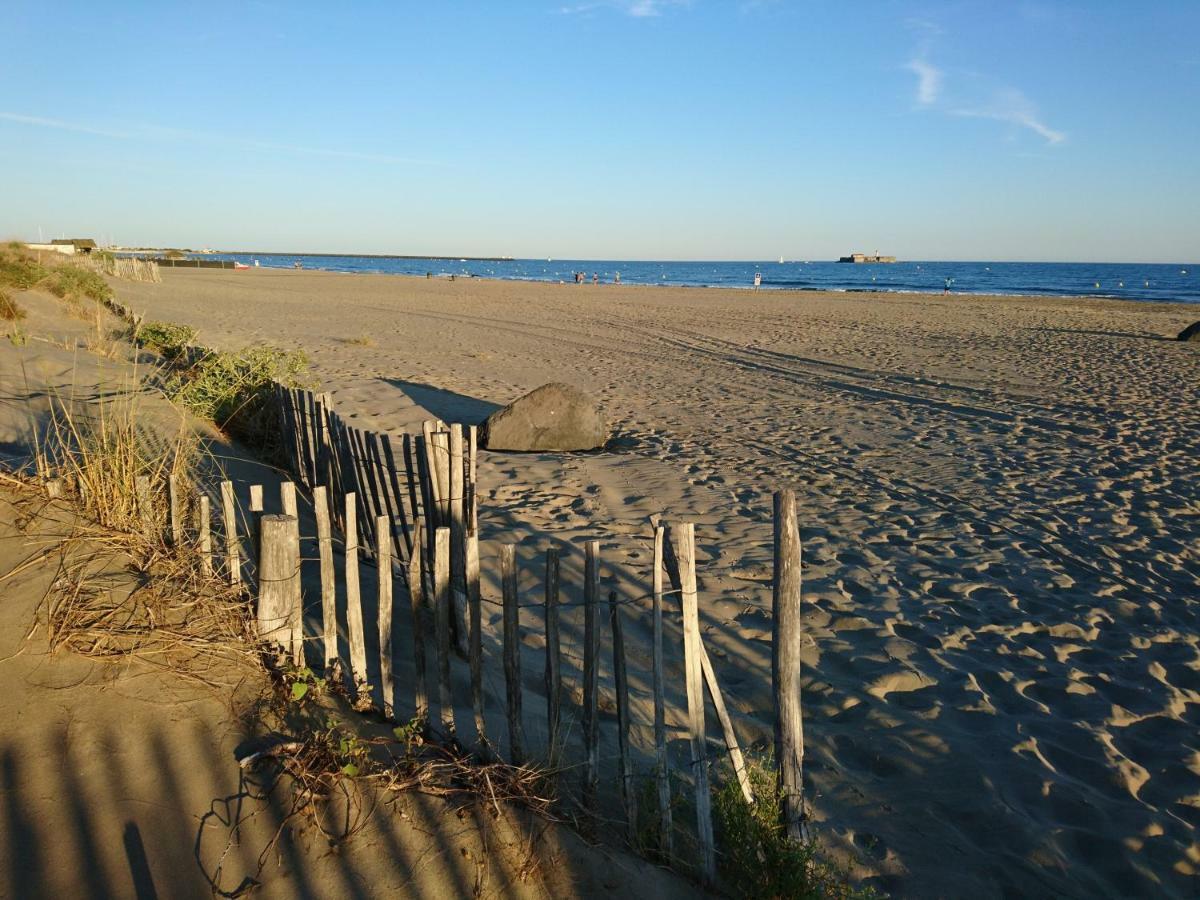 Residence Aquaplage 45M2 Front De Mer Plage Richelieu Agde Dış mekan fotoğraf